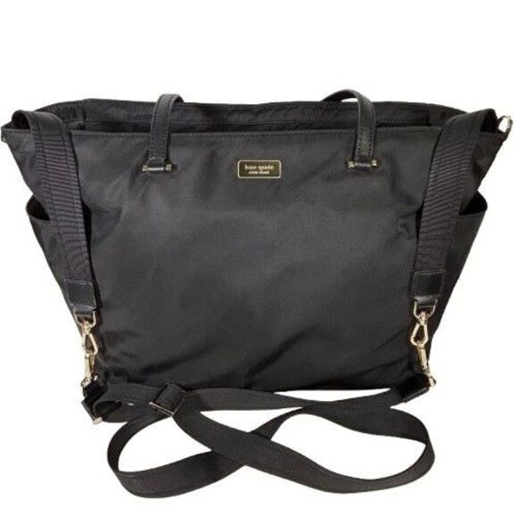 Large Kate Spade Blake Avenue Kaylie Baby Diaper Travel Bag Black #WKRU4309 EUC - Picture 16 of 16